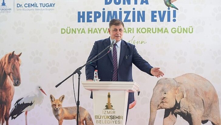 Dünya Hayvanları Koruma Günü’nde Başkan Tugay’dan çağrı “Asla mücadeleden vazgeçmeyelim”