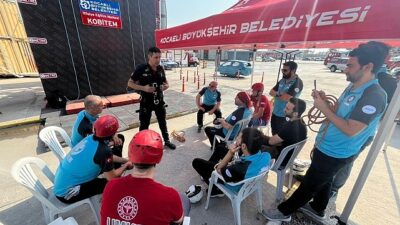 İtfaiyeden UMKE’ye iple erişim eğitimi