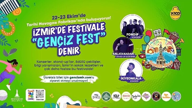 İzmir’de gençlik ve yaratıcılık rüzgarı estirecek Gençİz Fest başlıyor