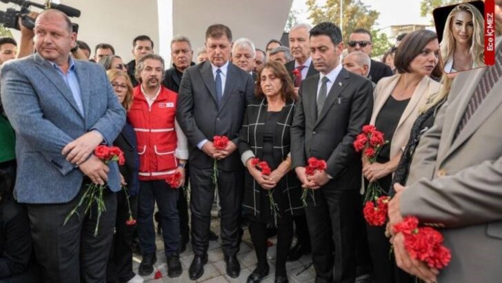 İzmir’de zelzelenin 4. yıldönümünde 30 Ekim Zelzele Anıtı ve Parkı’nda merasim düzenlendi