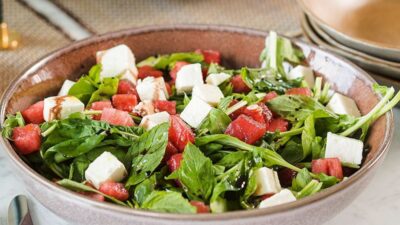 Karpuzlu Ve Ezine Peynirli Salata
