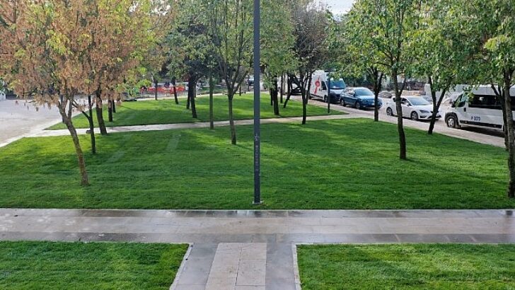 Köseköy Meydanında ilerleme yüzde 80