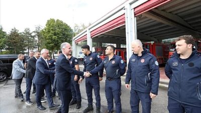 Lider Alper Taban’dan İtfaiye İşçisi Ve Huzur Konutu Sakinlerine Ziyaret