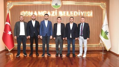Lider Aydın, Bursaspor idaresini ağırladı