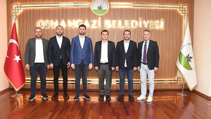 Lider Aydın, Bursaspor idaresini ağırladı