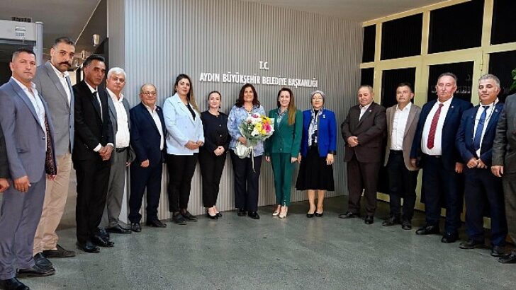 Lider Çerçioğlu’na Efeler’in muhtarlarından ziyaret.