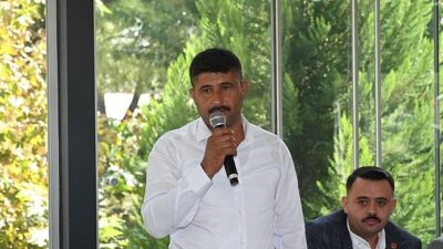 Lider Zeyrek Saruhanlı’da Uyardı; “İçme suyunu ziraî sulamada kullanmayın!”