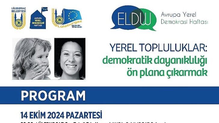Lüleburgaz’da Avrupa Mahallî Demokrasi Haftası aktiflikleri başlıyor