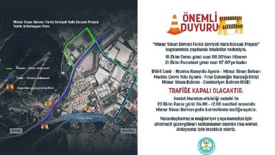 Mimar Sinan Bulvarı’nda Önemli Düzenleme