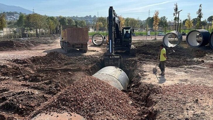 Seymen Millet Bahçesi’nde otopark çalışması başladı