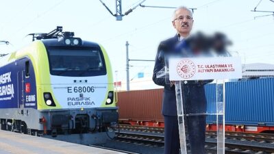 T.C. Ulaştırma ve Altyapı Bakanı Abdulkadir Uraloğlu: Pasifik Eurasia DTİ, bir yılda 600 milyon euro bedelinde 750 bin ton ihracat yükü taşımayı planlıyor.