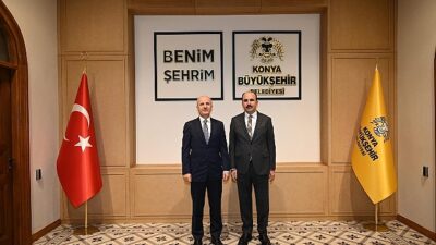 YÖK Lideri Prof. Dr. Özvar, Başkan Altay’ı Ziyaret Etti