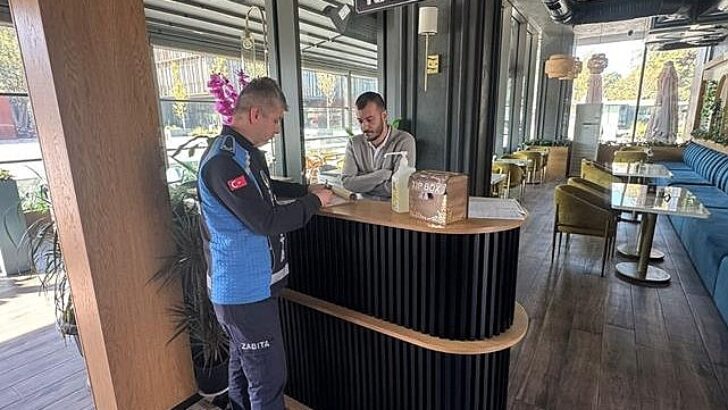 Zabıta Takımları Kafeleri Mercek Altına Aldı