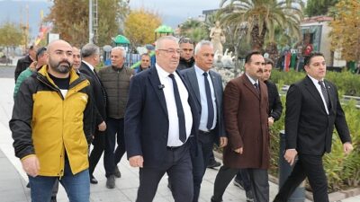 Akçay kordonunda büfeler kaldırıldı, etraf düzenleme çalışmaları başladı
