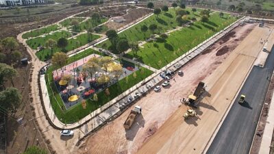 Başiskele Millet Bahçesi gün sayıyor; Mahmut Çavuş Caddesi trafiğe açıldı