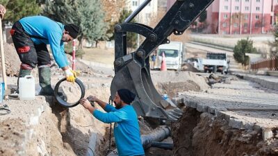 Bekdik Mahallesi TOKİ 2. Etap Bölgesinde Yenilenen İçme Suyu Çizgisi Devreye Alındı