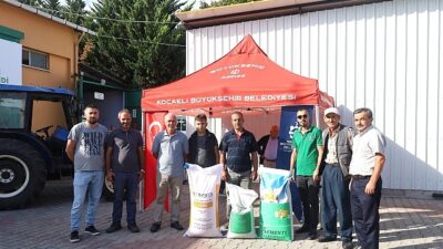 Büyükşehir, 100 bin dekar tarla yerini destekledi