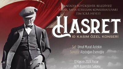Büyükşehir’den Atatürk’ü anma konseri
