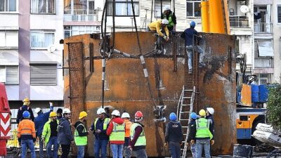 Dev makine yeni rotası için taşınacak