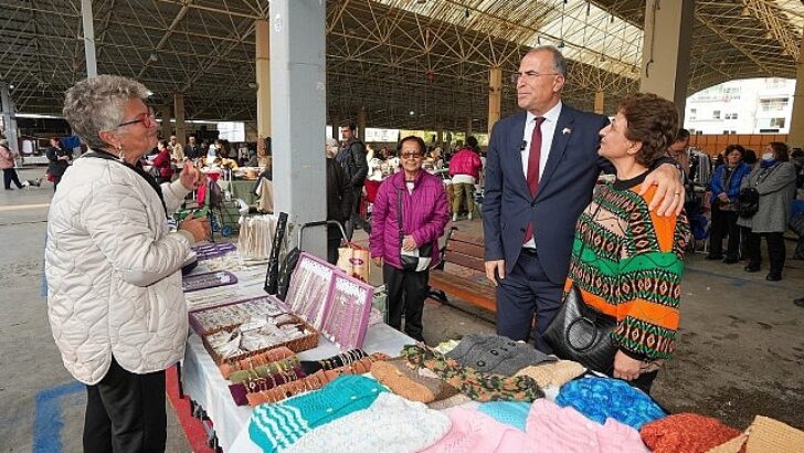 Gaziemir Belediyesi’nden bayanlara takviye: El Emeği ve Satış Pazarı açıldı