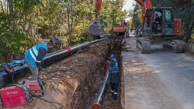 İSU, Kroman Çelik ve Sarkuysan’a Geri Kazanım Suyu Sağlayacak İletim Sınırı Çalışmalarına Başladı