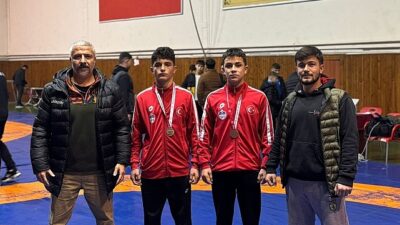 Kahramankazan Belediyespor Güreş Grubu, Ankara Okullar Ortası Vilayet Şampiyonası’ndan madalyayla konuta döndü