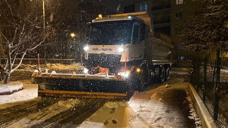 Kar yere, takımlar yollara düştü