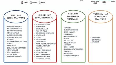 Karşıyaka ve Çiğli tramvaylarında olağan sefer nizamına geçildi