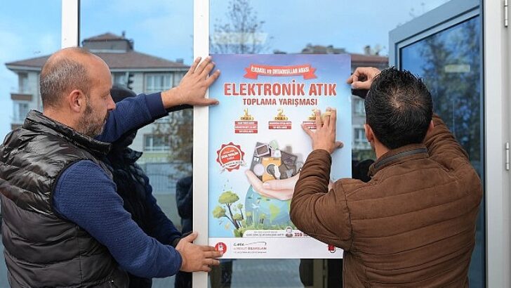 Keçiören’de Elektronik Atık Toplama Müsabakası Başladı