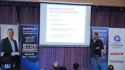 ‘Kent Söyleşileri Cumhuriyet 101’ aktifliği düzenlendi