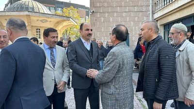 Lider Altay Büyük Buğday Pazarı Camii’nde Esnafla ve Vatandaşlarla Buluştu