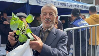 Lider Çerçioğlu Koçarlılı Vatandaşları Cet Tohumu Fideleriyle Buluşturdu