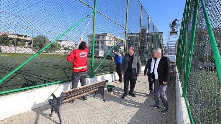 Lider Çiçek Talimatı Verdi Alanlar Yenileniyor