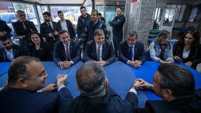 Lider Tugay Atatürk için düzenlenen hayır yemeğine katıldı