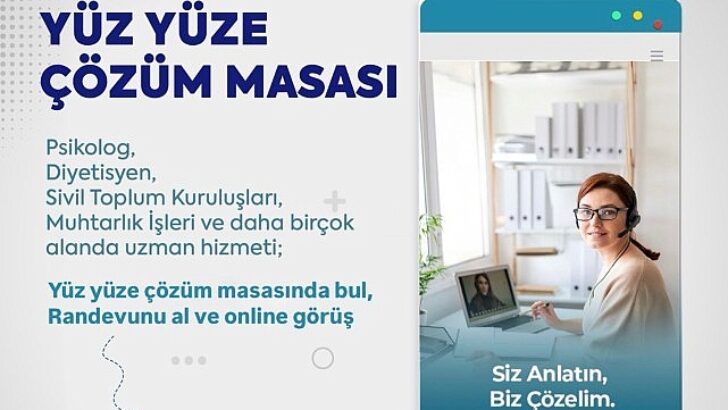 Muğla Büyükşehir Belediyesi’nden Dijital Hizmet Atağı Yüz Yüze Tahlil Masası Projesi