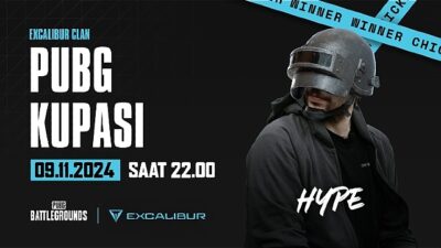 Oyun Dünyasının En Heyecanlı Aktifliği Excalibur PUBG Solo Turnuva Serisi 9 Kasım’da Devam Edecek!