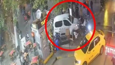 Polisten kaçarken motosikletleri ezdi