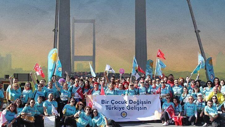 TEGV koşucuları 46. İstanbul Maratonu’nda adımlarını nitelikli eğitim takviyesi için atacak