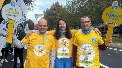 Tohum Güneşleri, 15 öğrencinin eğitim bursu için Türkiye İş Bankası 46. İstanbul Maratonu’nda koştu!