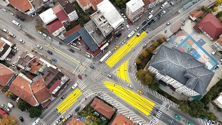 Tramvay sınırında yaya güvenliği için değerli çalışma