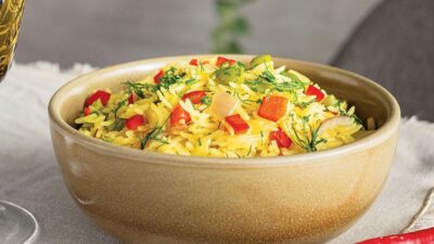 Zerdeçallı Basmati Pirinç Pilavı