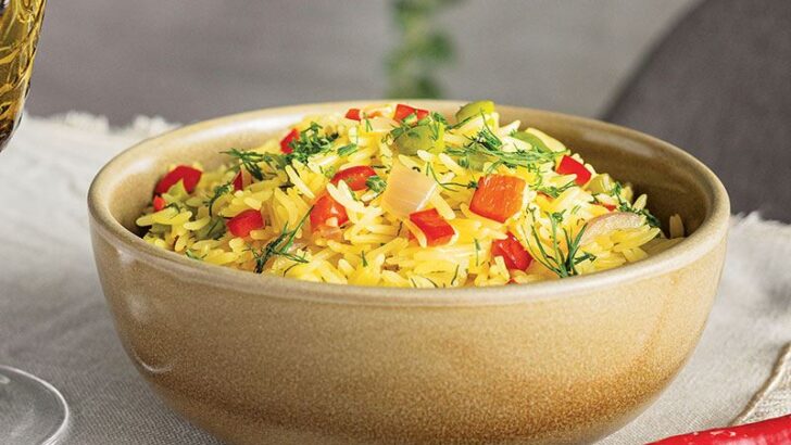 Zerdeçallı Basmati Pirinç Pilavı