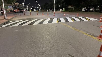 2024’te 81 bin m2 yol çizgisi çizildi