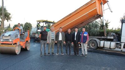 ASAT’tan Kumluca’da alt yapı sonrası asfalt çalışması