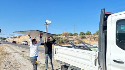 Ayvalık’ta görsel kirlilik yaratan reklam panoları ve levhalara müsaade yok!