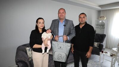 Bebeklere Birinci Armağan Menderes Belediyesi’nden