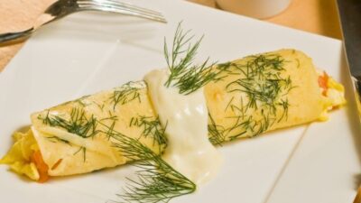 Beşamel Soslu Omlet