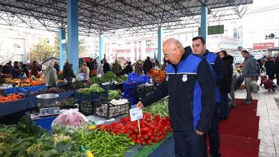 Çankaya Zabıtası Pazar Kontrollerini Sürdürüyor