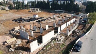 Çayırova otobüs garajı süratle ilerliyor