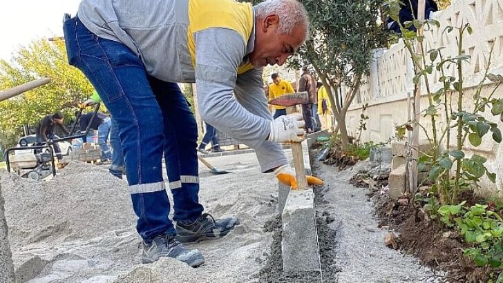 Didim Belediyesi Hisar Mahallesi 2463 Sokak’ta başlatılan yol yapım çalışmalarını tamamlandı.